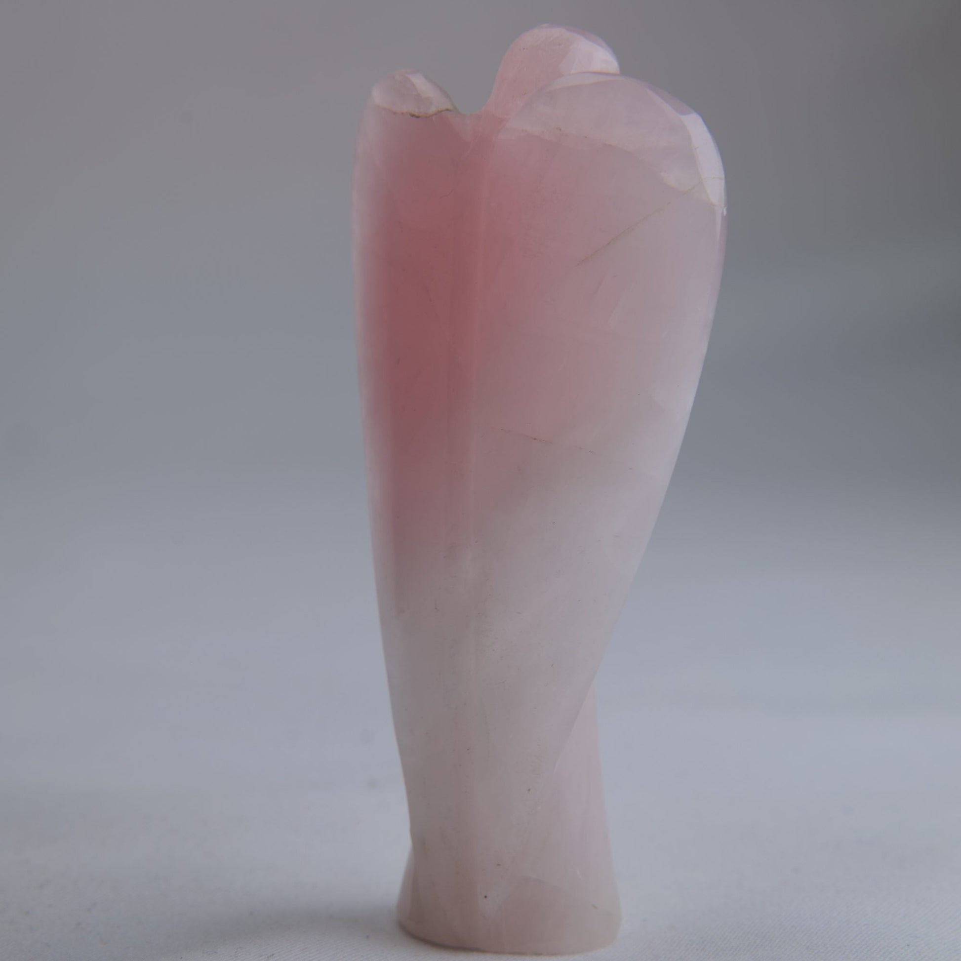 Rose Quartz Angel Carving 60g 80mm - Luna Panther