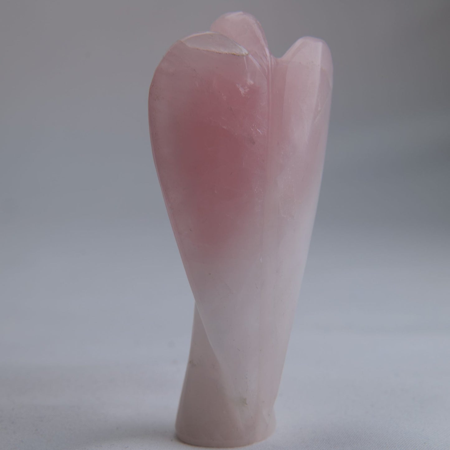 Rose Quartz Angel Carving 60g 80mm - Luna Panther