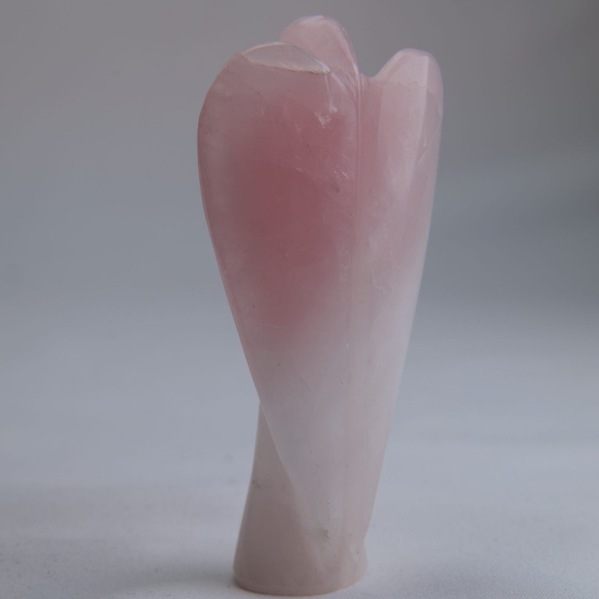 Rose Quartz Angel Carving 60g 80mm - Luna Panther