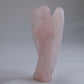 Rose Quartz Angel Carving 64g 80mm - Luna Panther