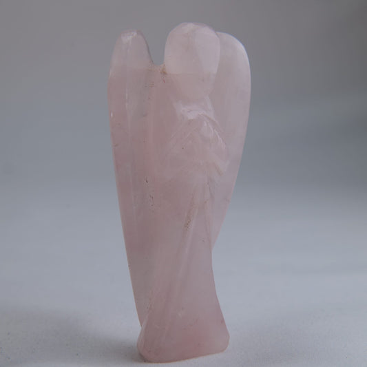 Rose Quartz Angel Carving 64g 80mm - Luna Panther alternate view