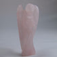 Rose Quartz Angel Carving 64g 80mm - Luna Panther