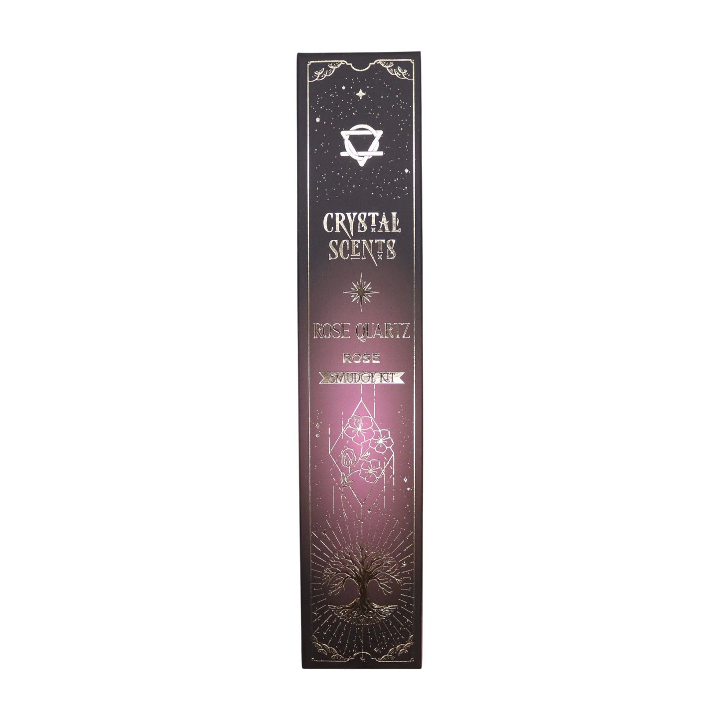 Rose Quartz Crystal Scents Smudge Incense - Rose - Luna Panther
