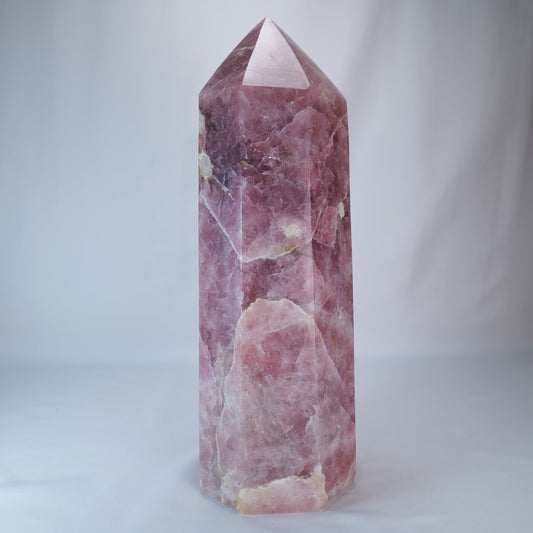 Rose Quartz Obelisk 18.4kg Collector’s Piece - Luna Panther