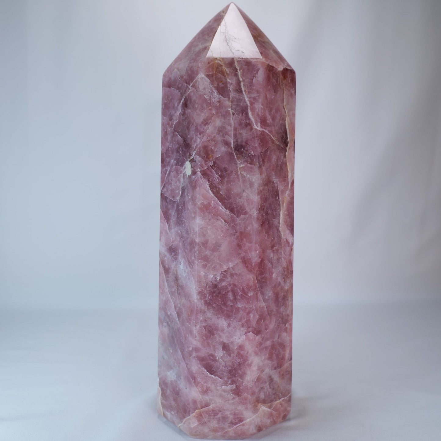 Rose Quartz Obelisk 18.4kg Collector’s Piece - Luna Panther