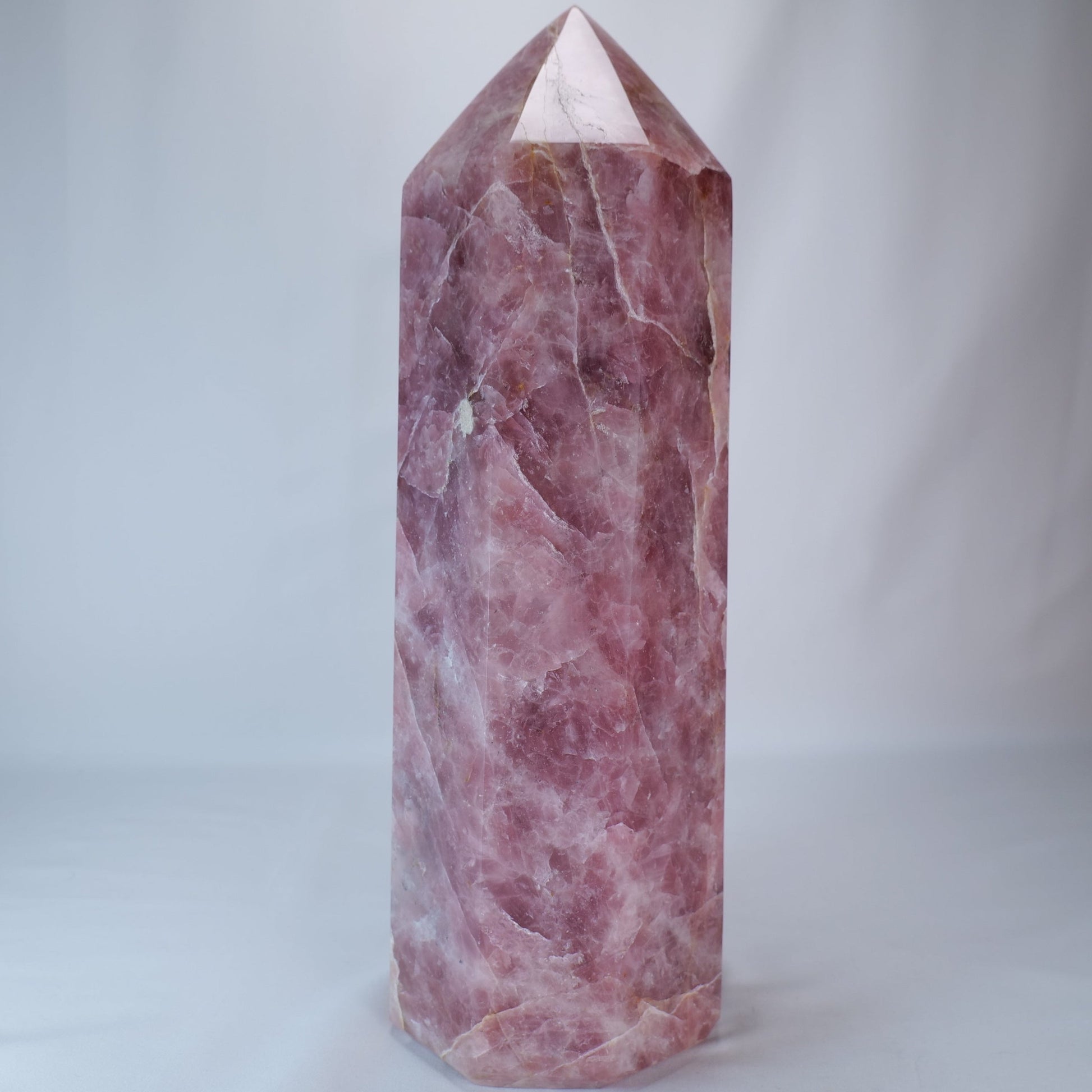 Rose Quartz Obelisk 18.4kg Collector’s Piece - Luna Panther