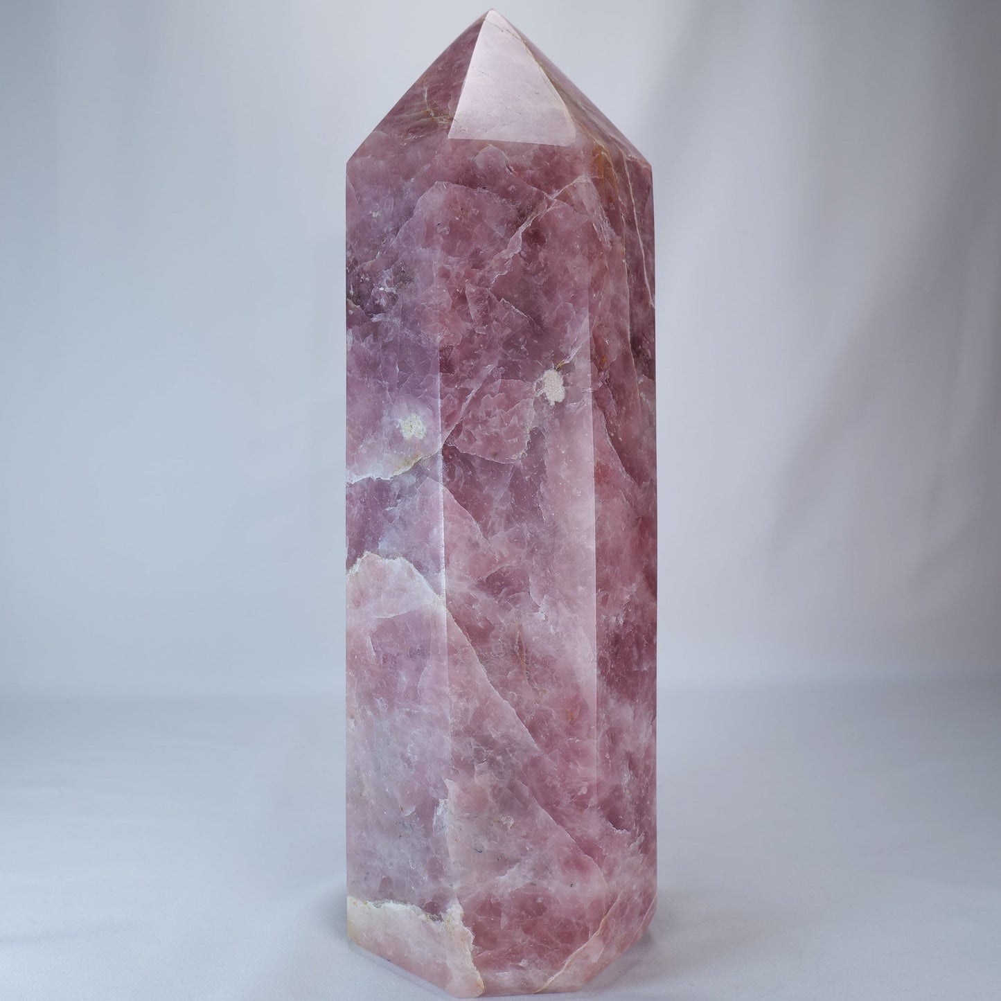 Rose Quartz Obelisk 18.4kg Collector’s Piece - Luna Panther