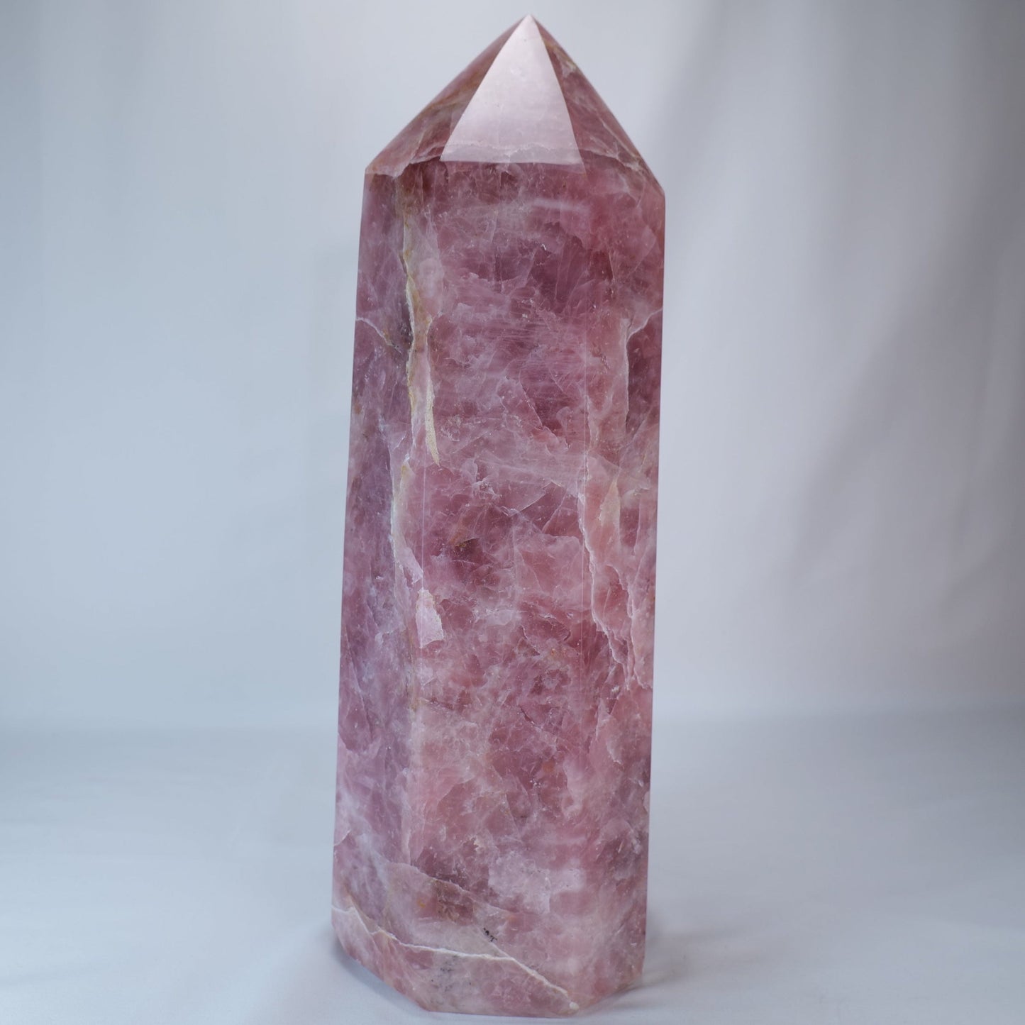 Rose Quartz Obelisk 18.4kg Collector’s Piece - Luna Panther