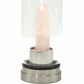 Rose Quartz Obelisk Crystal Infused Glass Water Bottle 500ml - Luna Panther