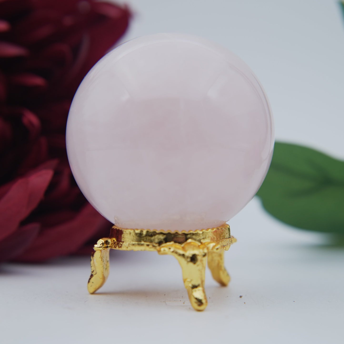 Rose Quartz Sphere 221g - Luna Panther