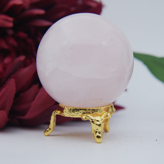 Rose Quartz Sphere 232g - Luna Panther