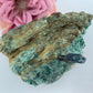 Natural Rough Fuchsite and Kyanite Specimen 301 grams featuring blade-like texture and blue sheen - Luna Panther