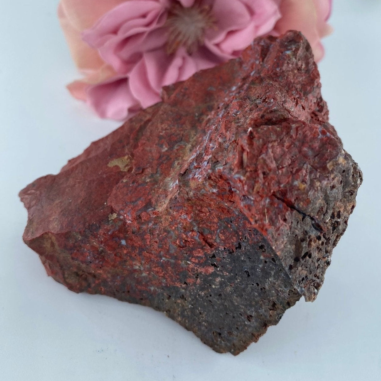 Natural Rough Jasper Specimen 289 grams featuring earthy patterns and matte-gloss finish - Luna Panther