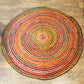Round Jute and Recycled Cotton Rug - 150 cm - Luna Panther