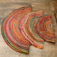 Round Jute and Recycled Cotton Rug - 90 cm - Luna Panther