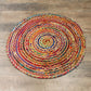 Round Jute and Recycled Cotton Rug - 90 cm - Luna Panther