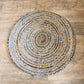 Round Jute and Recycled Denim Rug - 90 cm - Luna Panther