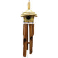 Round Seagrass Bird Box with Chimes 45x17cm - Luna Panther