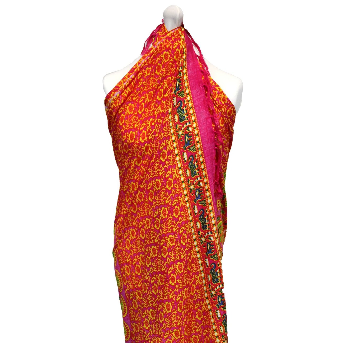 Ruby Lime Mandala Sarongs - Luna Panther