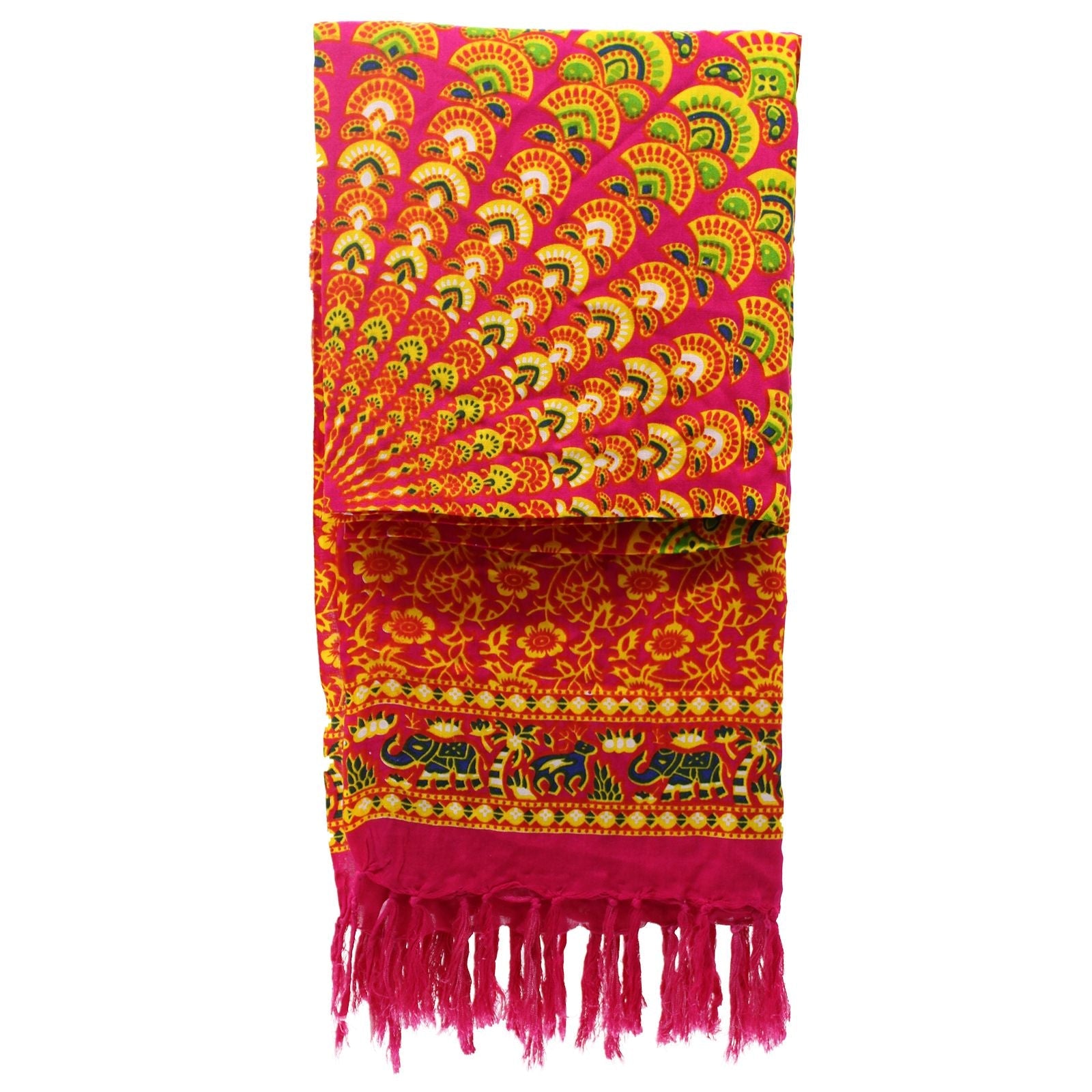 Ruby Lime Mandala Sarongs - Luna Panther