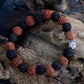 Rudraksha Buddha Bangle Mala - Mix - Luna Panther