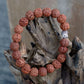 Rudraksha Buddha Bangle Mala - Natural - Luna Panther