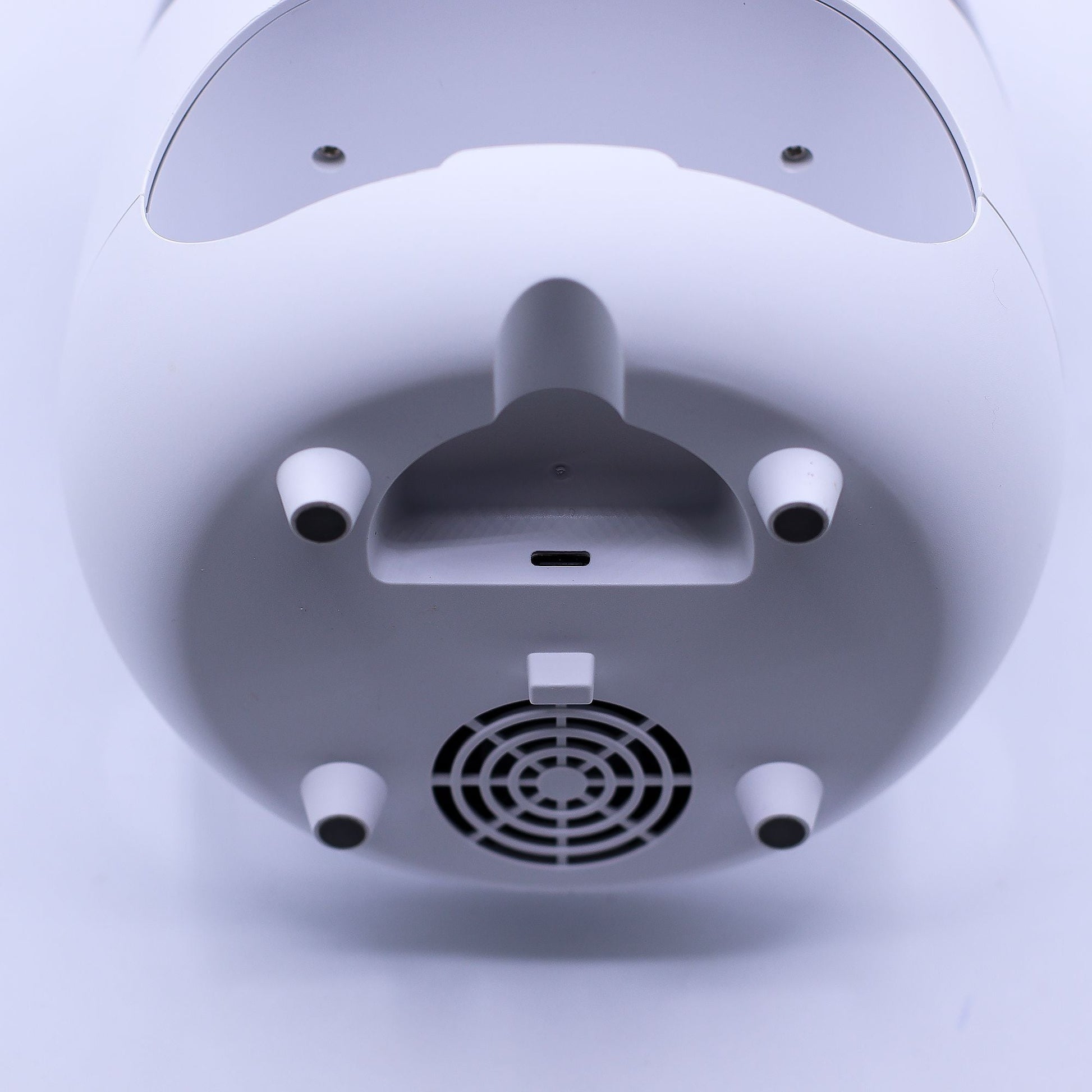 Salt Stone Flame Effect Aroma Diffuser - White USB - Colour Change and Timer - Luna Panther