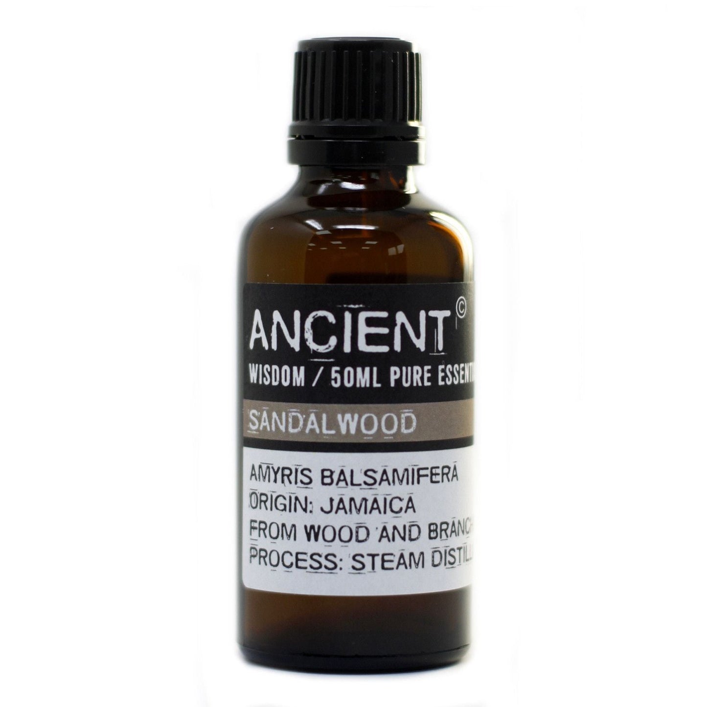 Polished Sandalwood Amayris 50ml featuring natural patterning and unique variations - Luna Panther