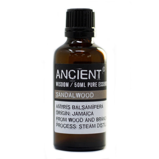 Polished Sandalwood Amayris 50ml featuring natural patterning and unique variations - Luna Panther