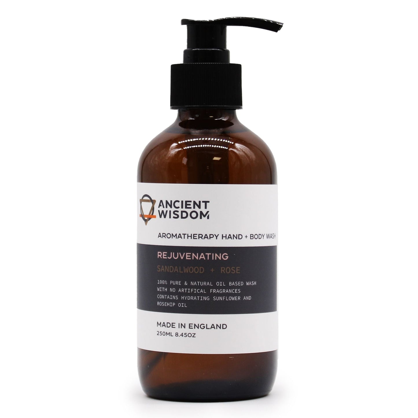 Sandalwood & Rose Hand & Body Wash 250ml - Luna Panther