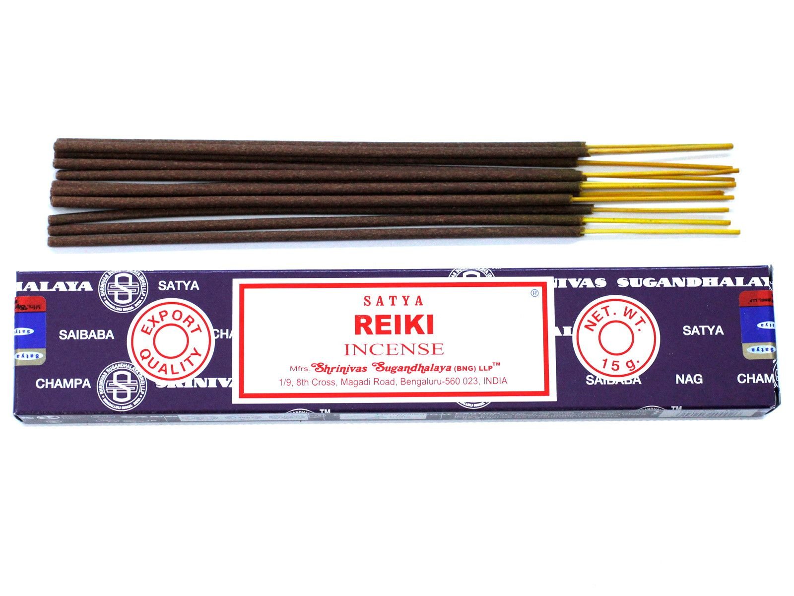 Polished Satya Incense 15gm - Reiki featuring natural patterning and unique variations - Luna Panther