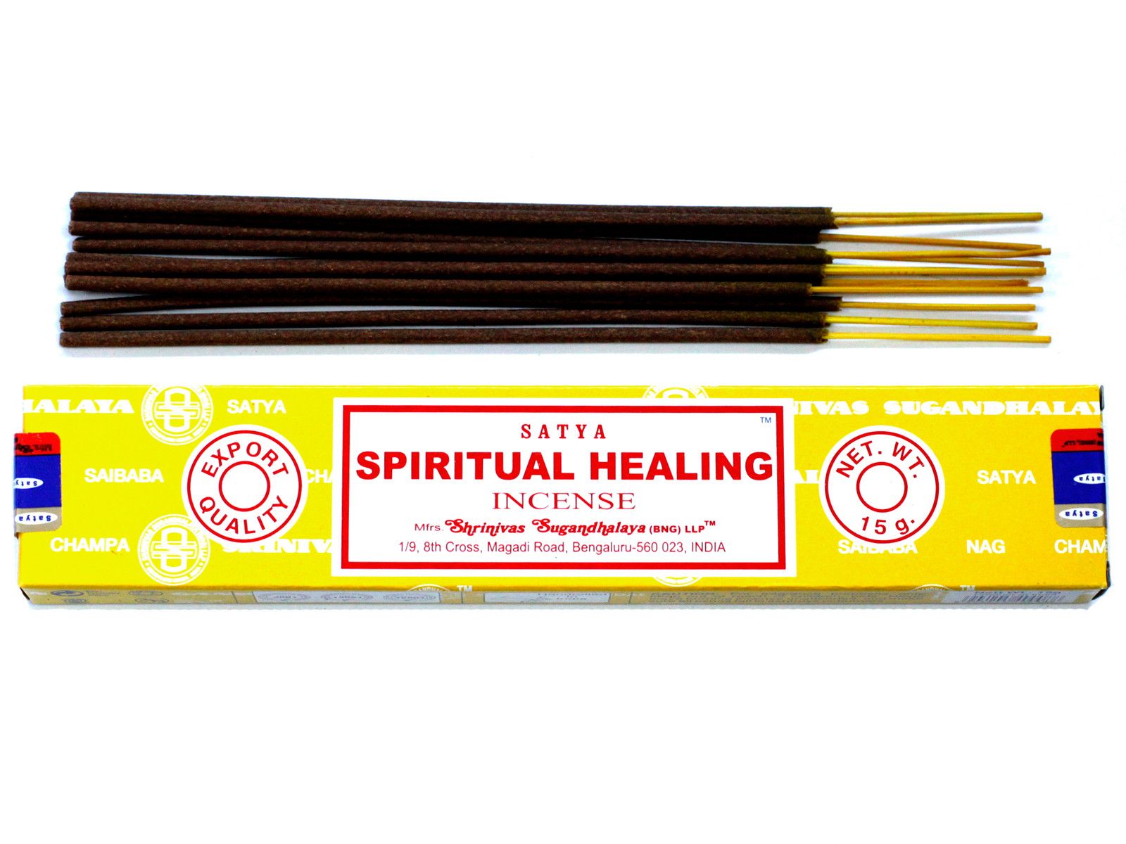 Polished Satya Incense 15gm - Spiritual Healing featuring natural patterning and unique variations - Luna Panther
