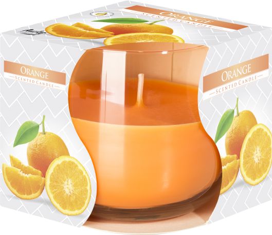 Scented Glass Jar Candle - Orange - Luna Panther
