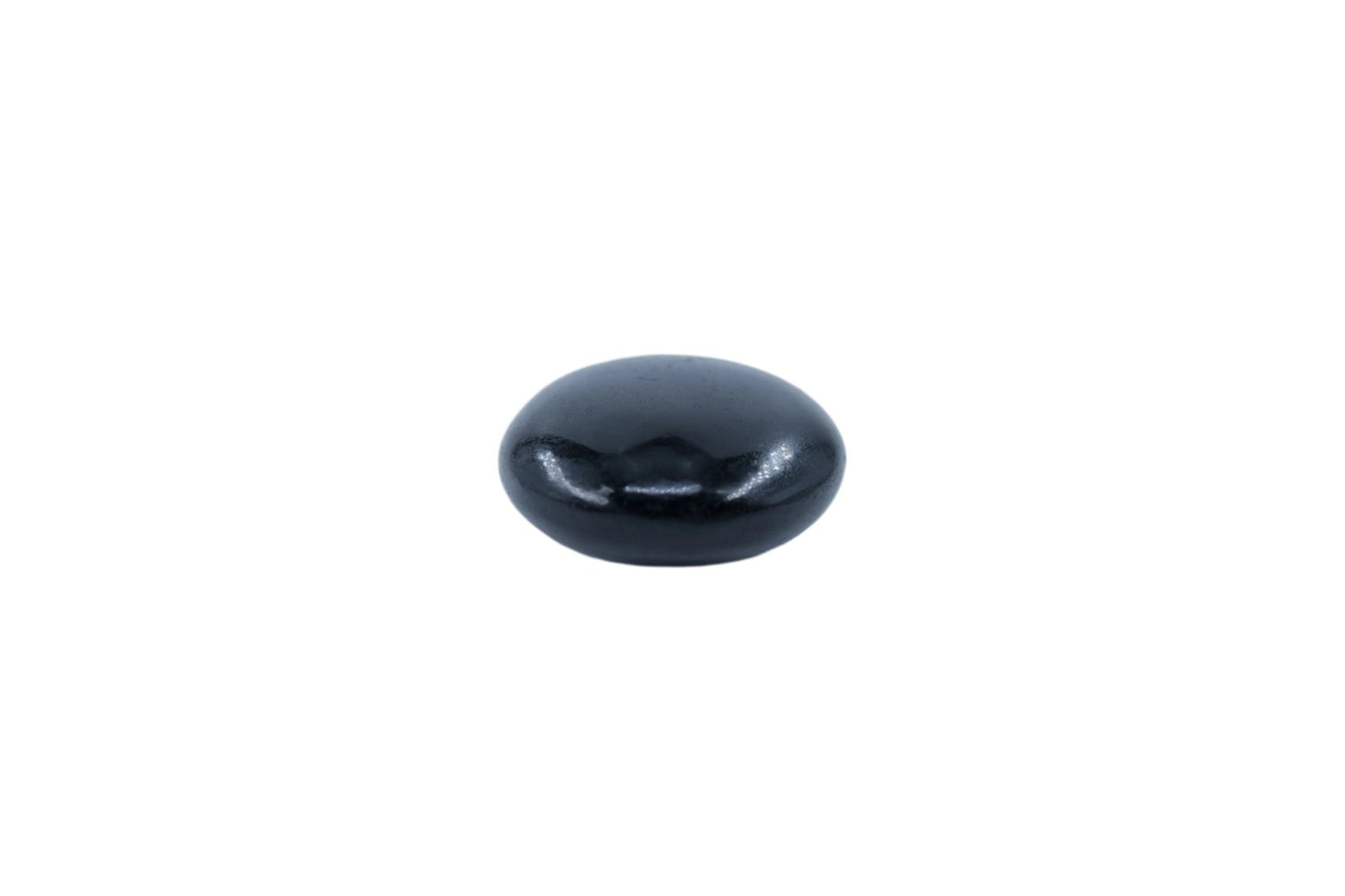 Polished School Black Tourmaline Gallet 115G featuring deep black tone with natural striations - Luna Panther