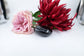 Polished School Black Tourmaline Gallet 123G featuring deep black tone with natural striations - Luna Panther