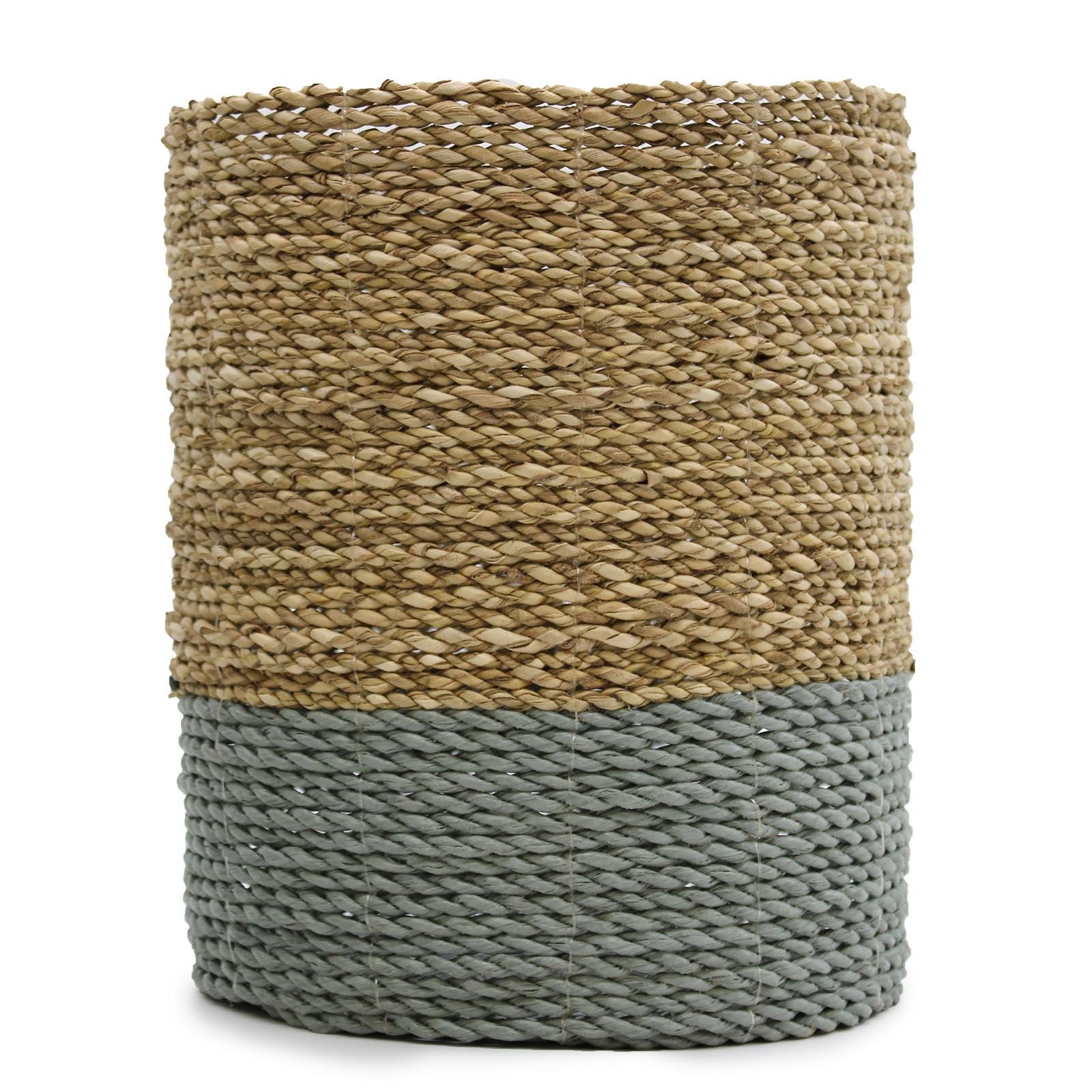 Seagrass & Abu - Abu Raffia Set - 2 Vase & 2 Bins - Luna Panther