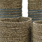 Seagrass & Abu - Abu Raffia Set - 2 Vase & 2 Bins - Luna Panther