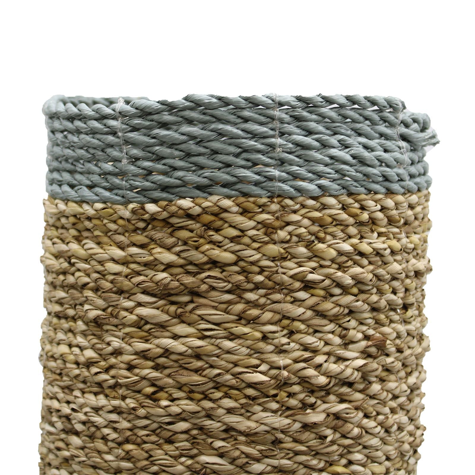 Seagrass & Abu - Abu Raffia Set - 2 Vase & 2 Bins - Luna Panther