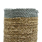 Seagrass & Abu - Abu Raffia Set - 2 Vase & 2 Bins - Luna Panther