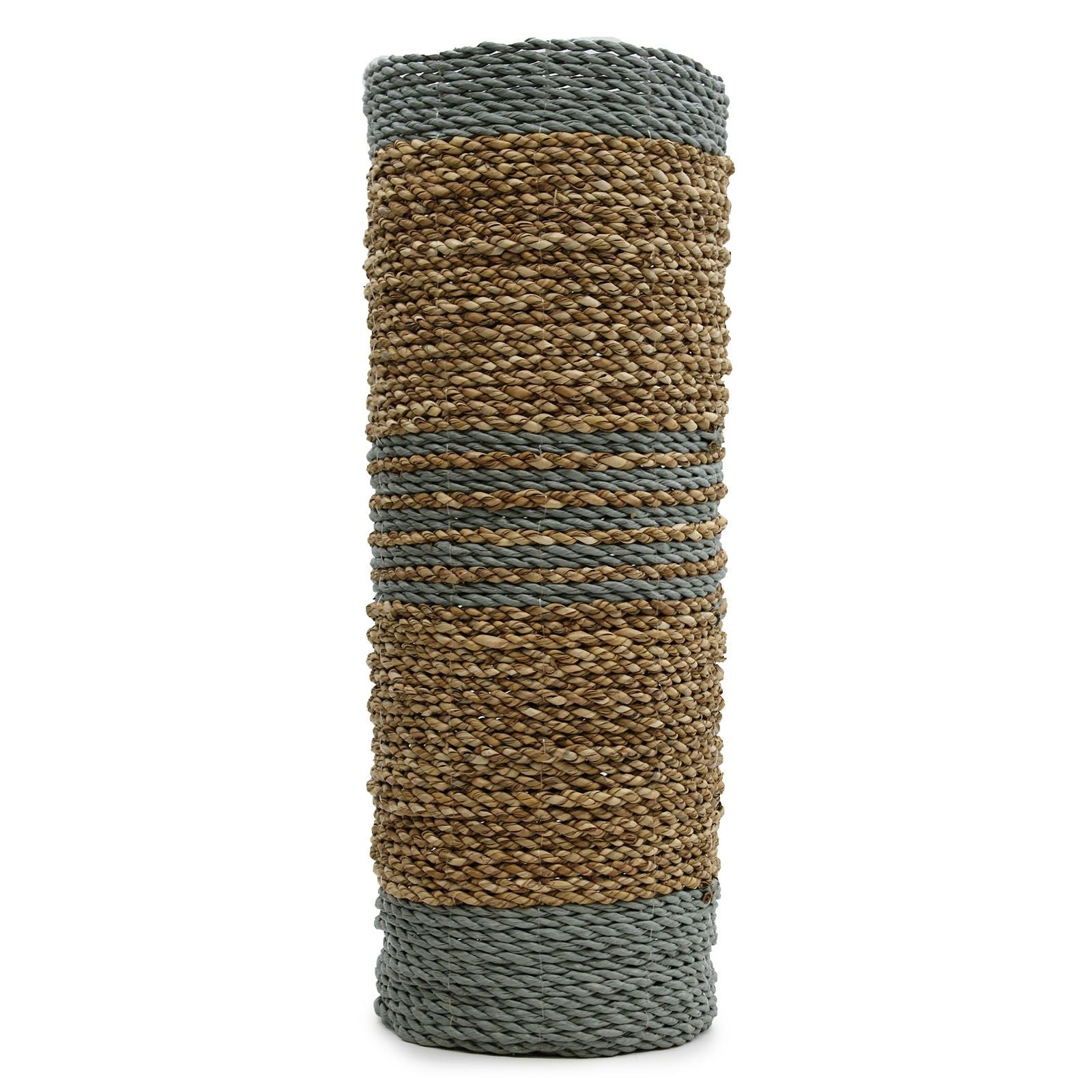 Seagrass & Abu - Abu Raffia Set - 2 Vase & 2 Bins - Luna Panther