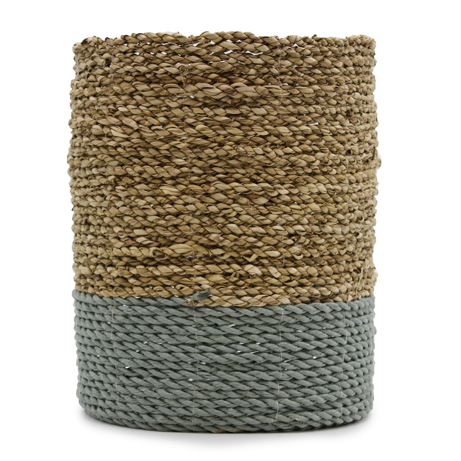 Seagrass & Abu - Abu Raffia Set - 2 Vase & 2 Bins - Luna Panther