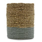 Seagrass & Abu - Abu Raffia Set - 2 Vase & 2 Bins - Luna Panther