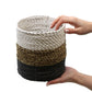 Seagrass Basket Set - Green / Natural / White - Luna Panther