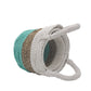 Seagrass Basket Set - Green / Natural / White - Luna Panther