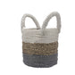 Seagrass Basket Set - Grey / Natural / White - Luna Panther