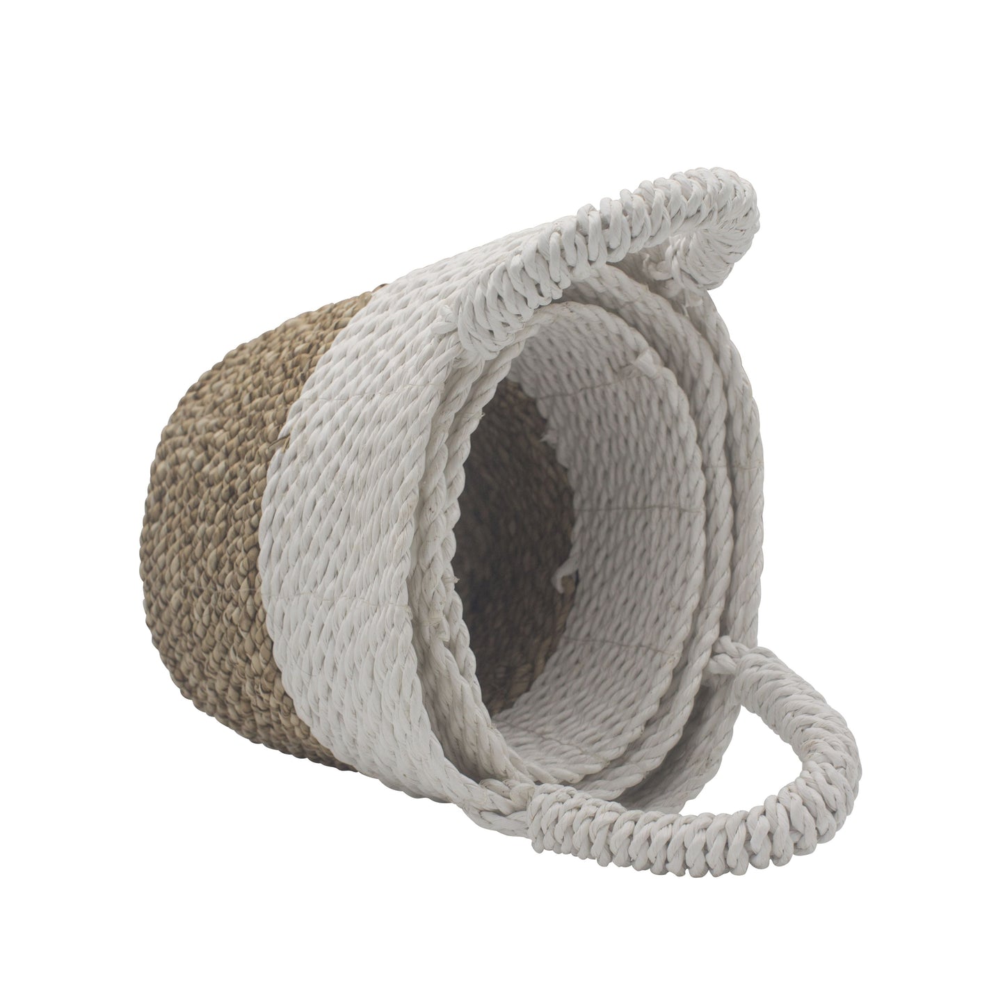 Seagrass Basket Set - Natural White - Luna Panther