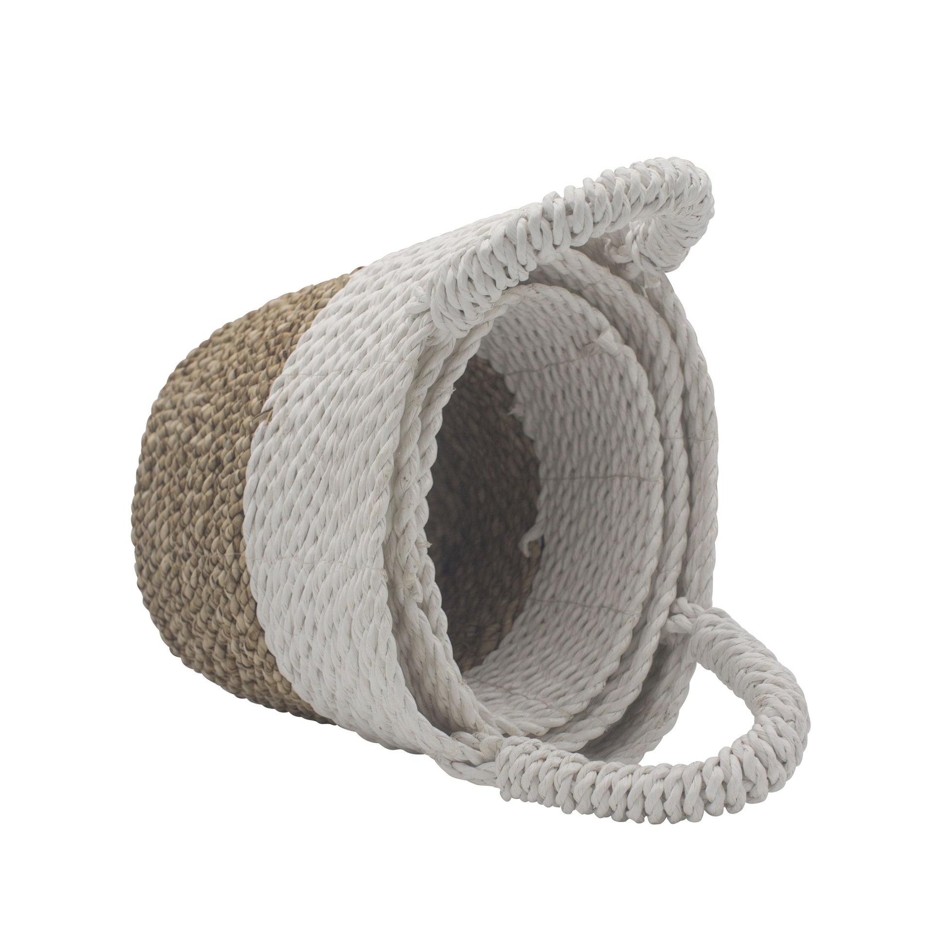 Seagrass Basket Set - Natural White - Luna Panther