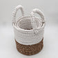 Seagrass Basket Set - Natural White - Luna Panther