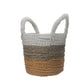 Seagrass Basket Set - Orange / Natural / White - Luna Panther