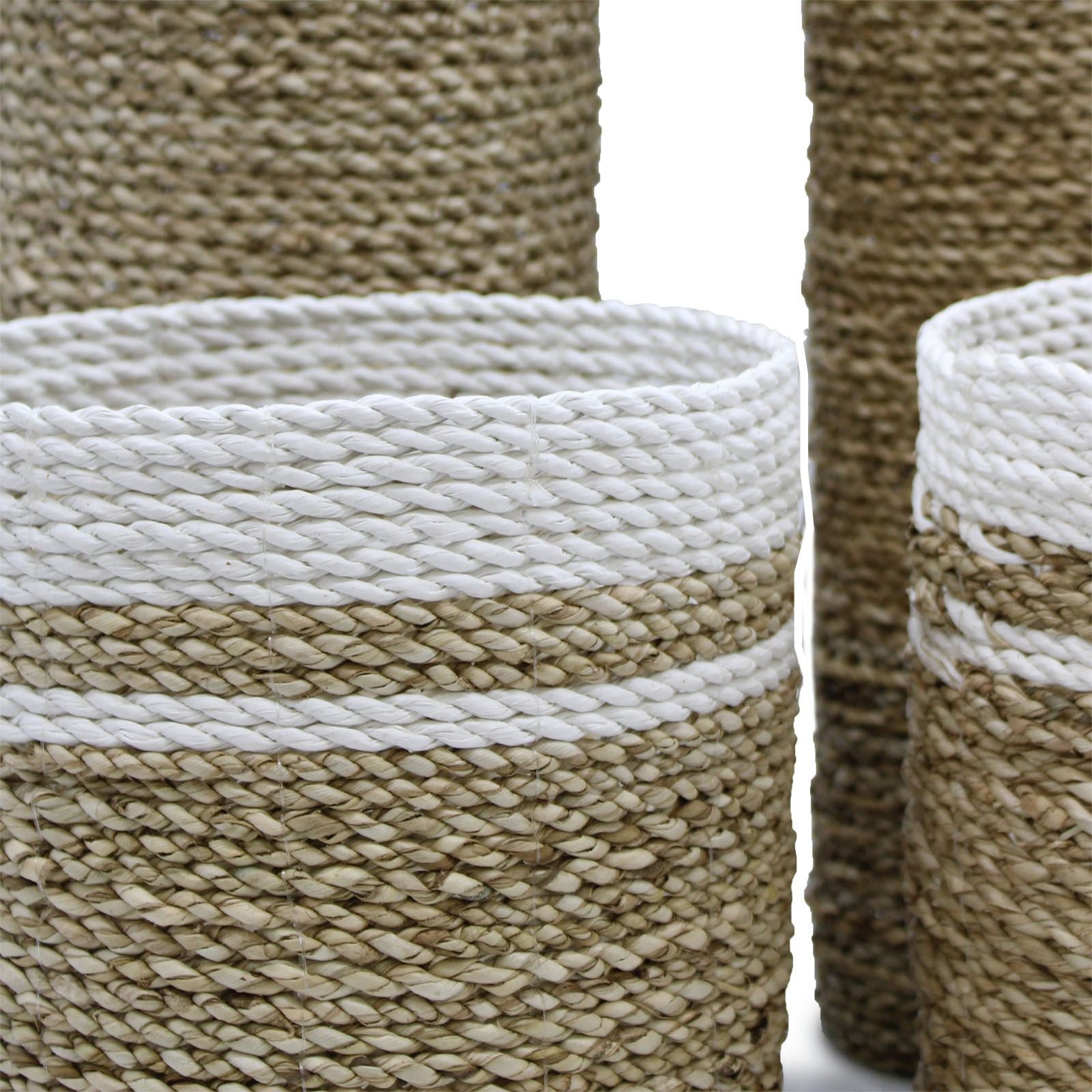 Seagrass Set - 2 Vase & 2 Bins - Luna Panther